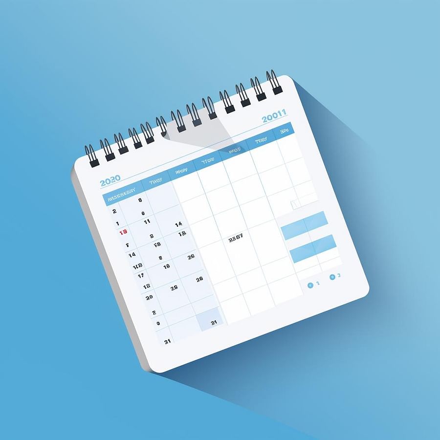A calendar marked with available dates and a list of services