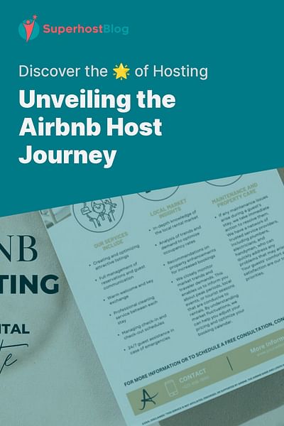 Unveiling the Airbnb Host Journey - Discover the 🌟 of Hosting