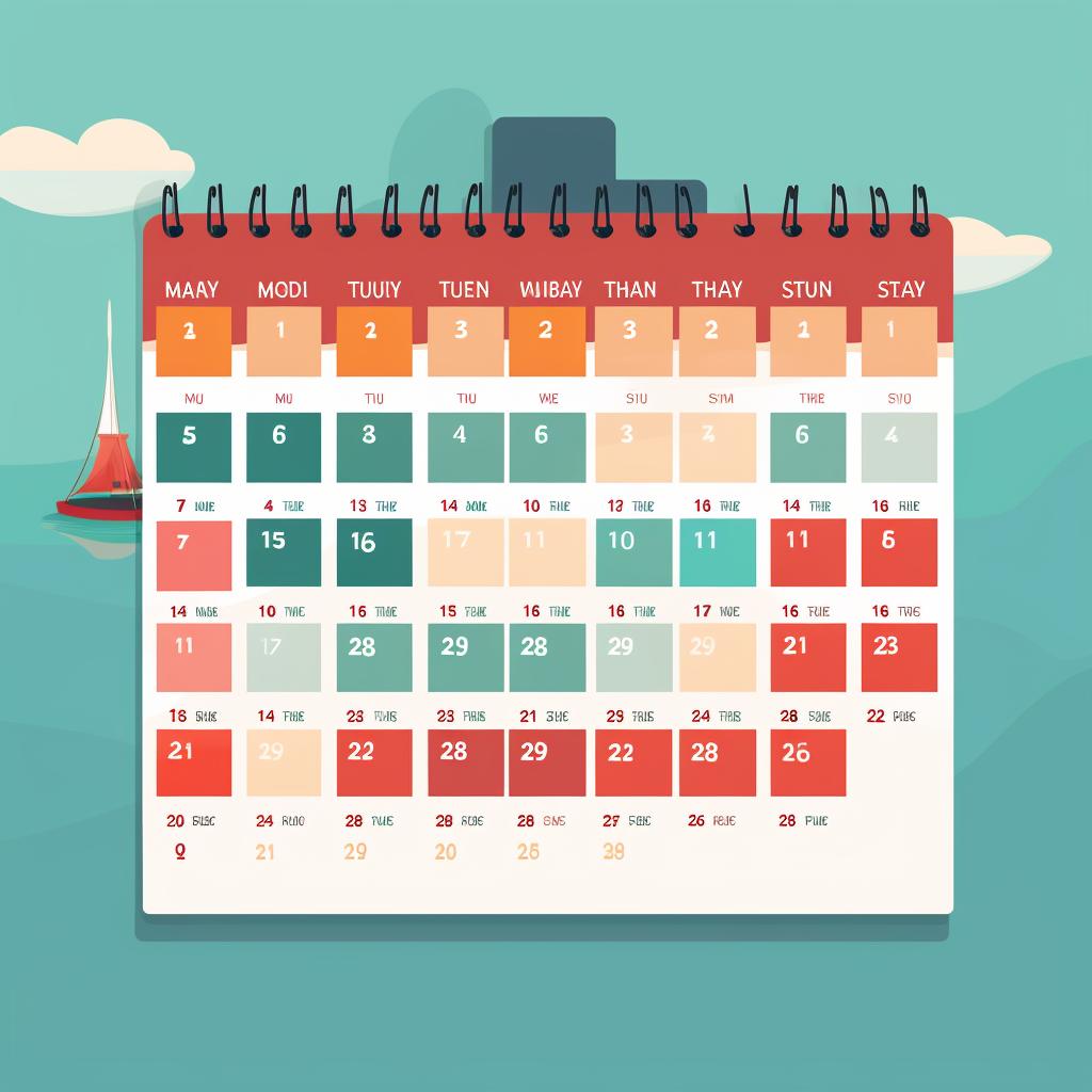 A filled booking calendar indicating a high number of stays